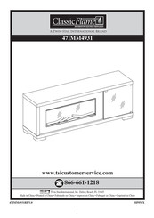 Twin-Star International ClassicFlame 47IMM4931 Instructions De Montage