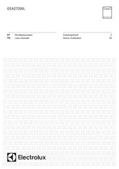 Electrolux EEA727200L Notice D'utilisation