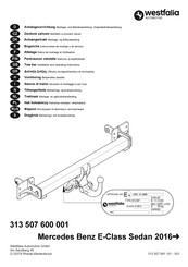 Westfalia Automotive 313 507 600 001 Notice De Montage Et D'utilisation