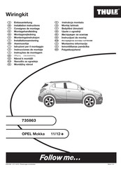 Thule 735863 Consignes De Montage