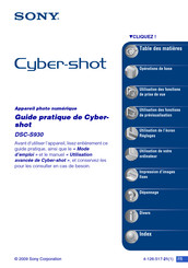 Sony Cyber-shot DSC-S930 Guide Pratique