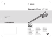 Bosch UniversalLeafBlower 18V-130 Notice Originale