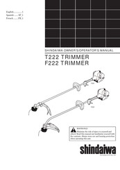 Shindaiwa T222 Manuel D'utilisation