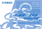 Yamaha YFM70RSBH Manuel Du Propriétaire