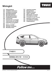 Thule 714511 Consignes De Montage