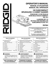 RIDGID R87064 Manuel D'utilisation