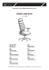 hjh OFFICE ERGO LINE ECO 714609 Instructions De Montage