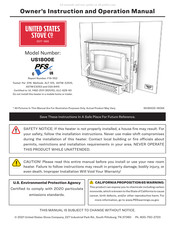 United States Stove Company US1800E Manuel D'instructions Et D'utilisation Du Propriétaire