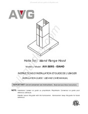 AVG IDAHO AVI-369IS Instructions D'installation Et Guide De L'usager