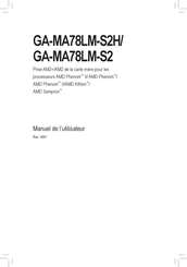 Gigabyte GA-MA78LM-S2 Manuel De L'utilisateur