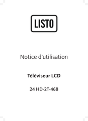 Listo 24 HD-2T-468 Notice D'utilisation