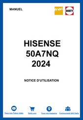 Hisense 50A7NQ Manuel D'utilisation