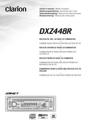 Clarion DXZ448R Mode D'emploi