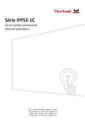 ViewSonic IFP7552-1CF Manuel Utilisateur