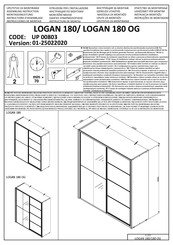 Forma Ideale LOGAN 180 UP 00803 Instructions D'assemblage