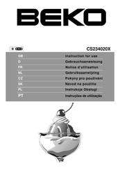 Beko CS234020X Notice D'utilisation