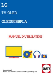 LG OLED55B9PLA Manuel D'utilisation