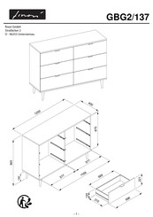 finori GBG2/137 Instructions De Montage