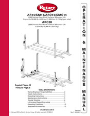 Rotary ARO20 Mode D'emploi