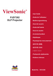 ViewSonic PJD7382 Guide De L'utilisateur