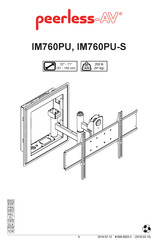 peerless-AV IM760PU-S Mode D'emploi