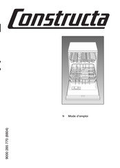 CONSTRUCTA CG640J5 Mode D'emploi