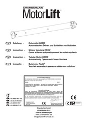 Chamberlain MotorLift RA35F Manuel D'instructions