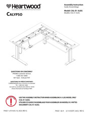 Heartwood CALYPSO CAL-E1-3LEG Guide D'assemblage