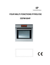 CONTINENTAL EDISON CEFM1004P Instructions D'installation Et D'utilisation