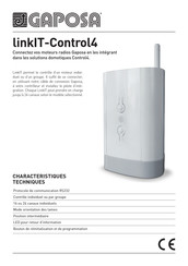 GAPOSA linkIT-Control4 Mode D'emploi