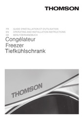 THOMSON TKT310NFI Guide D'utilisation Et D'installation