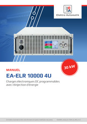 Elektro-Automatik EA-ELR 10000 4U Manuel