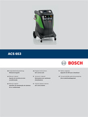 Bosch ACS 653 Notice Originale
