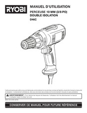 Ryobi D46C Manuel D'utilisation