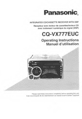 Panasonic CQ-VX777EUC Manuel D'utilisation