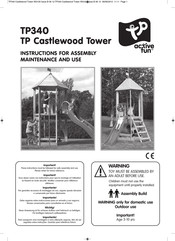 TP active fun TP Castlewood Tower Instructions De Montage, D'entretien Et D'utilisation