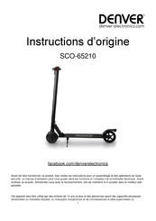 Denver SCO-65210 Instructions D'origine