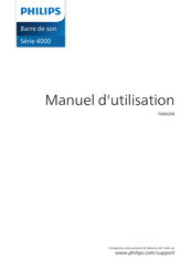 Philips TAB4208 Manuel D'utilisation