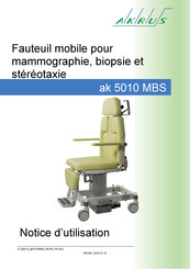 akrus ak 5010 MBS Notice D'utilisation