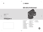 Bosch GEX 185-LI Professional Notice Originale