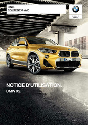 BMW X2 2019 Notice D'utilisation