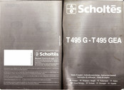 SCHOLTES T 495 G Mode D'emploi