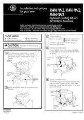 GE RAVHW2 Instructions D'installation