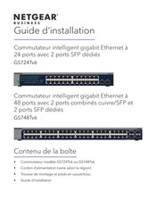 Netgear GS724Tv6 Guide D'installation