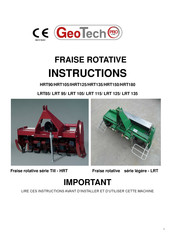 Geotech HRT135 Instructions