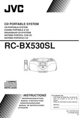 JVC RC-BX530SL Manuel D'instructions