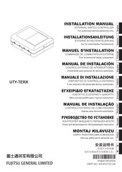 Fujitsu UTY-TERX Manuel D'installation