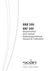 SCAN domestic RKF 200 Manuel De L'utilisateur