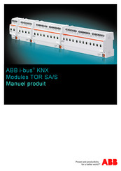 ABB i-bus KNX TOR SA/S Manuel Produit