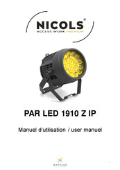 Nicols PAR LED 1910 Z IP Manuel D'utilisation